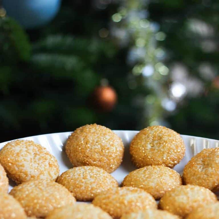 Recette de biscuits de Noël dorés