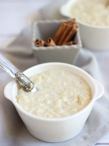 recette du riz au lait crémeux à la vanille
