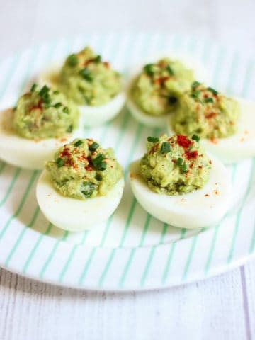 Oeufs mimosa à l'avocat