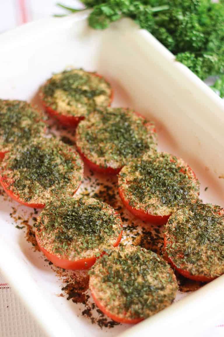Tomates à la provençales au four