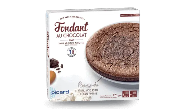 Fondant au chocolat Picard