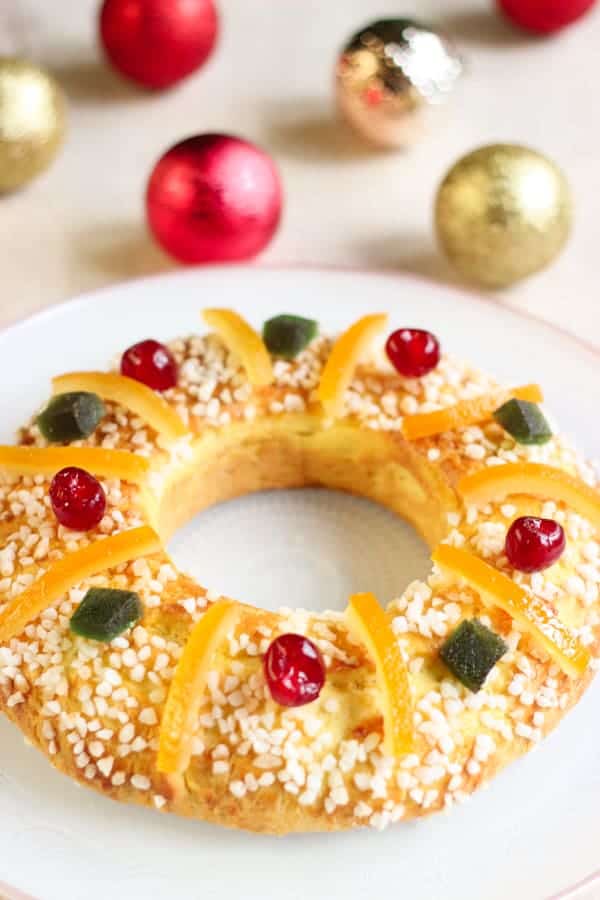 Couronne des rois aux fruits confits