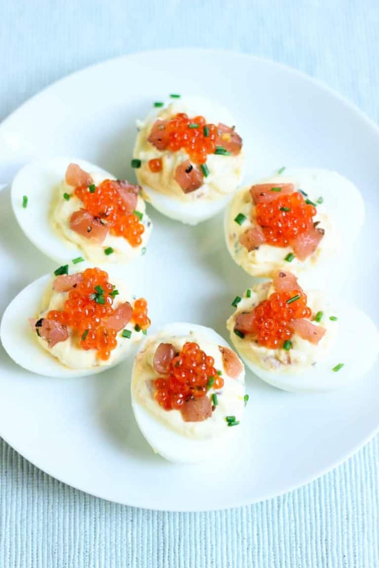Œufs mimosa au saumon fumé