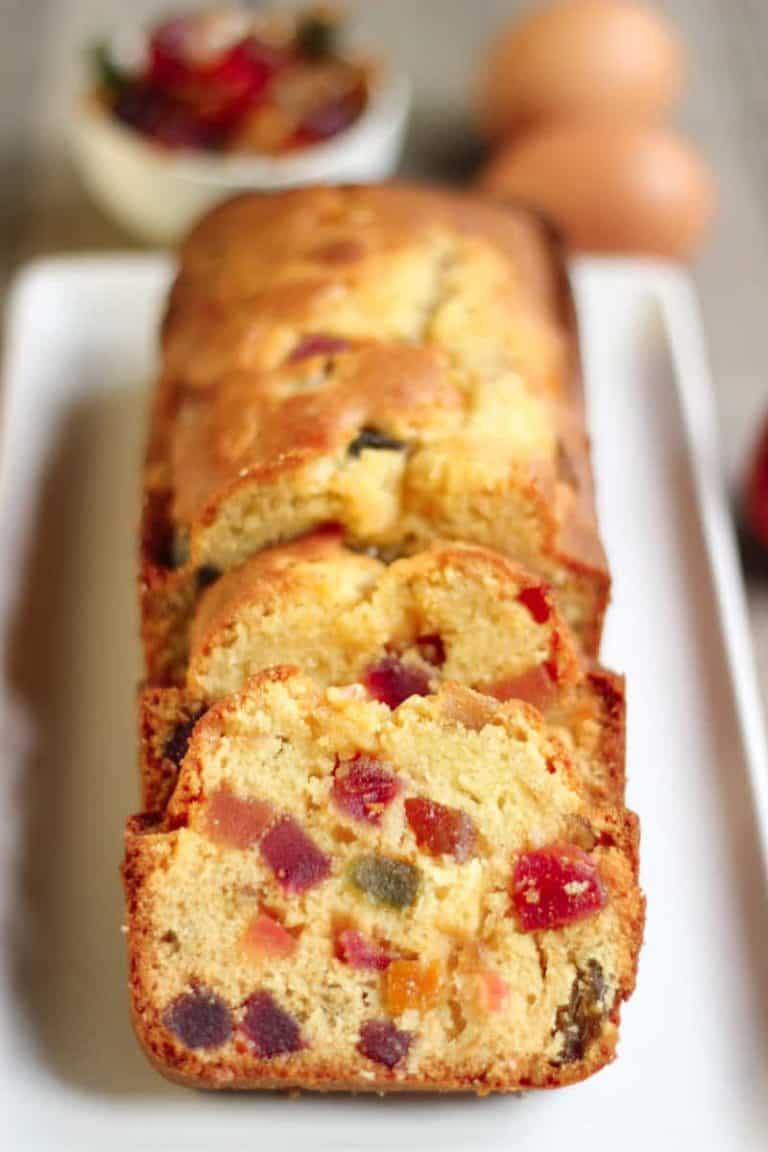 Cake aux fruits confits