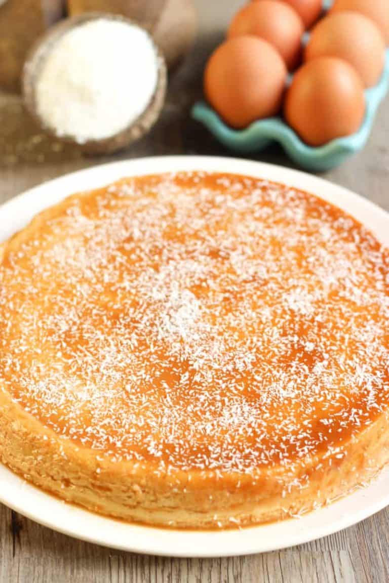 Flan de coco rapide au caramel
