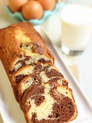 Marbré chocolat vanille maison
