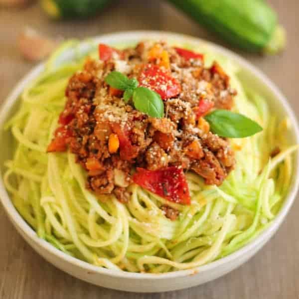 Spaghetti De Courgettes A La Bolognaise Elle Mijote Quelque Chose