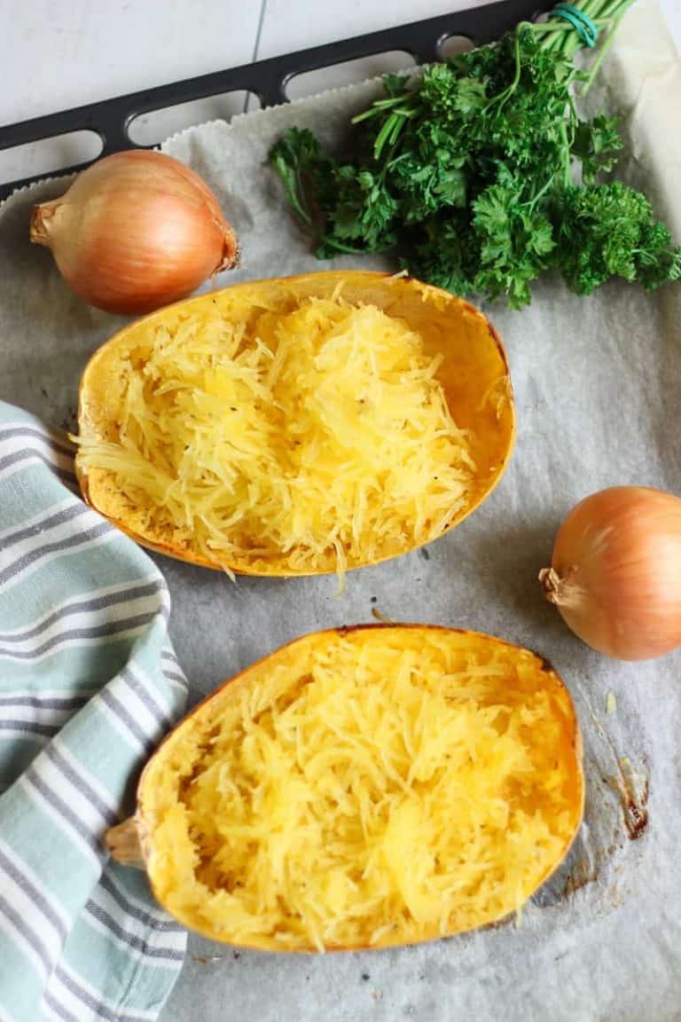 Cuisson de la courge spaghetti
