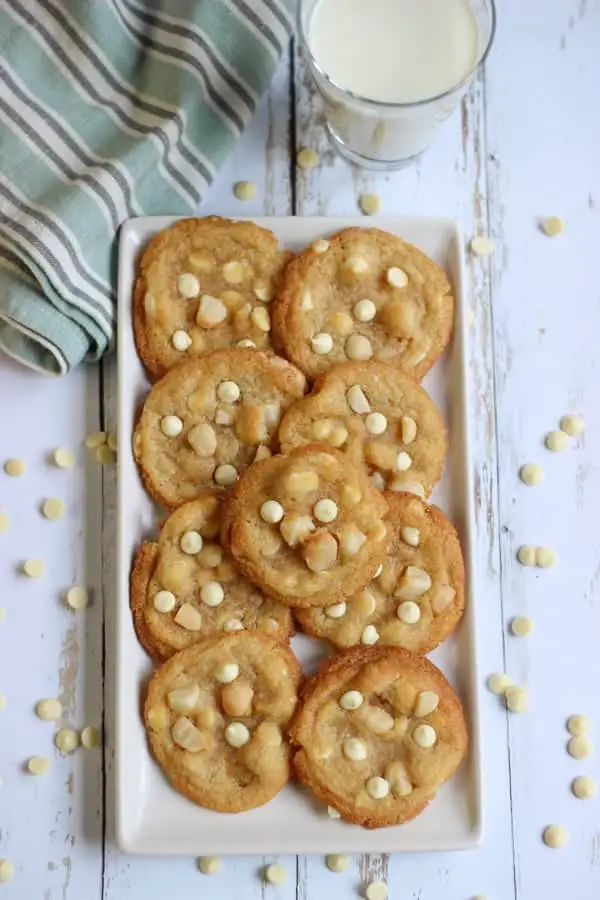 Cookies au chocolat blanc et noix de macadamia