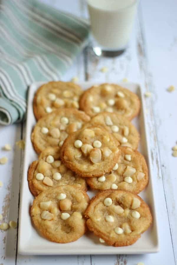 Cookies chocolat blanc et noix de macadamia