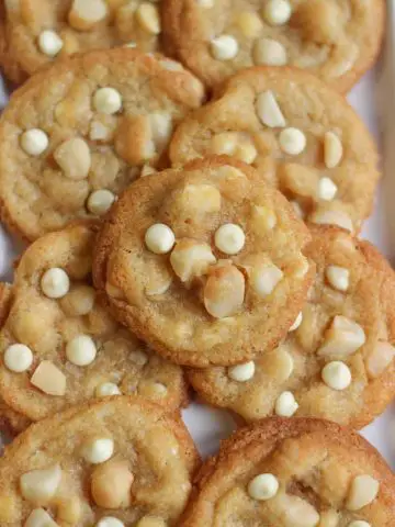 recette cookies chocolat blanc et noix de macadamia