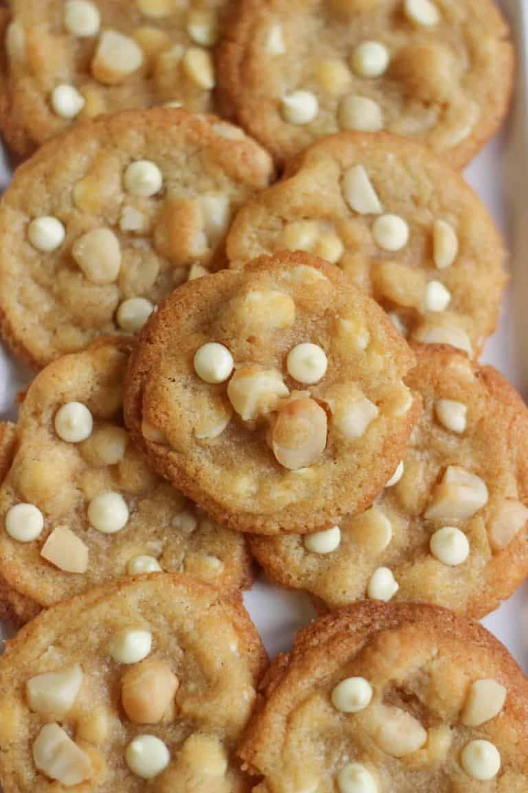 recette cookies chocolat blanc et noix de macadamia