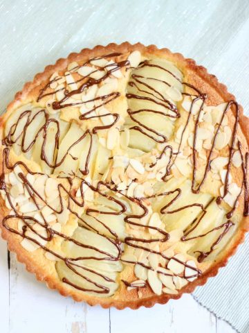 Tarte poire chocolat facile