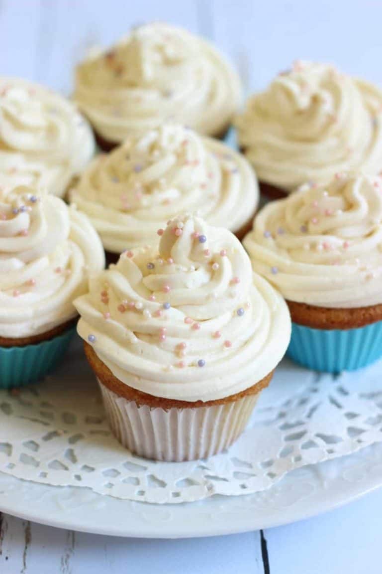 Cupcakes à la vanille hyper moelleux
