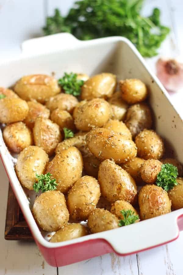 Pommes de terre grenaille rôties