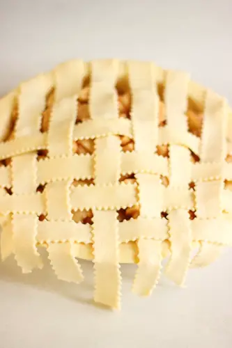 Quadrillage tarte apple pie