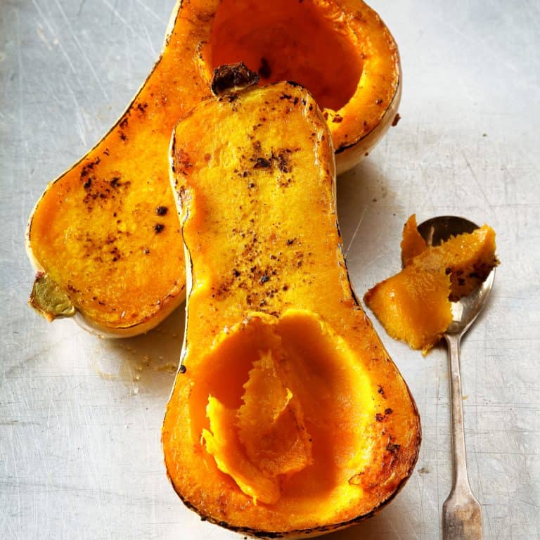Courge butternut rôtie au four