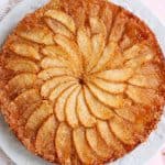 Gâteau aux pommes caramélisées